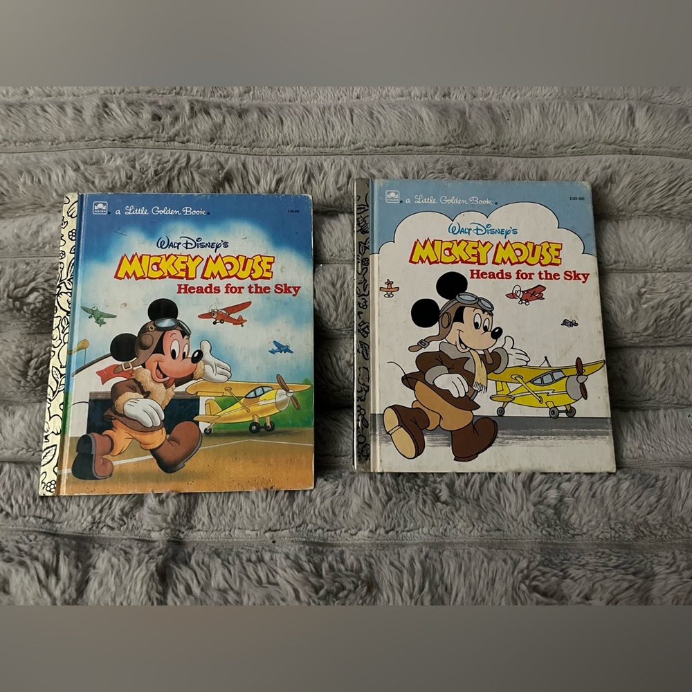 💙 Disney’s Mickey Mouse Heads for the Sky A Little Golden Book